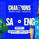 South Africa vs England Match 11 Champions Trophy 2025 - 11